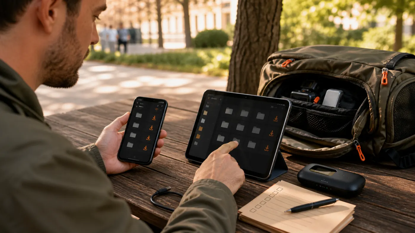 IRL-Streamer organisiert herunterladbare Serverdateien auf mobilen Geräten